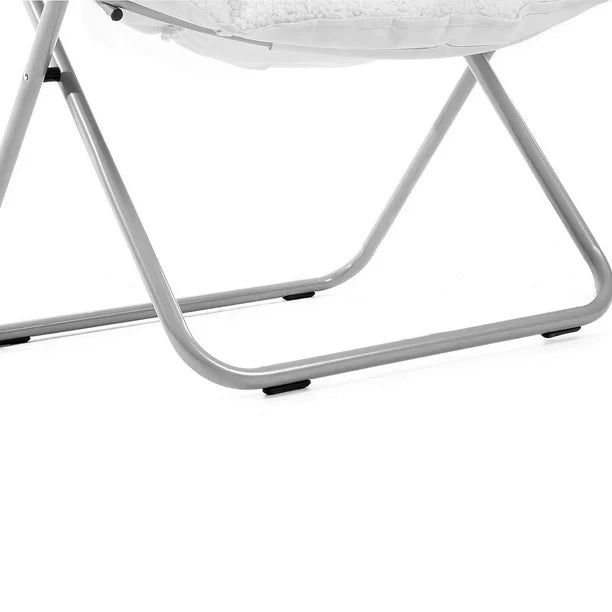 Mainstays Oversized Saucer chair, Collapsible for easy storage