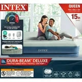 INTEX Dura-Beam® Prestige Air Mattress w/ Built-in USB-powered Pump, 15in. Queen, with Fiber-Tech® Construction