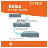 INTEX Dura-Beam® Prestige Air Mattress w/ Built-in USB-powered Pump, 15in. Queen, with Fiber-Tech® Construction