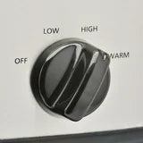 Mainstays 6 Quart Oval Slow Cooker, Stainless Steel Finish, Glass Lid, MS-202397CN, Removable stoneware pot