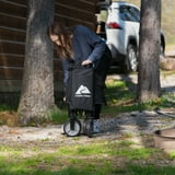 Ozark Trail Folding Camp Multipurpose Wagon, Black, Multipurpose Folding Wagon