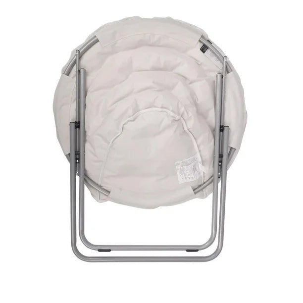 Mainstays Oversized Saucer chair, Collapsible for easy storage