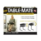 Table-Mate - The Adjustable Table That Slides to You! Black, Table-Mate Ultra