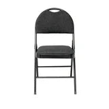 Mainstays Fabric Folding Chair Black, Comfortable Fabric Folding Chair