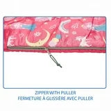 Ozark Trail Kid's sleeping Bag, 56"(L) x26" (W),no temp rating , polyester fabric outer, girl, Sleeping Bag