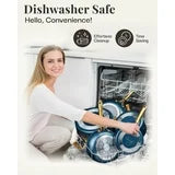 Gotham Steel Nonstick Cookware Set Pots and Pans Set with Utensils Cream Collection 15Pcs, cookware set