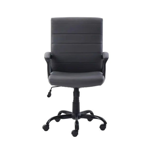 Mainstays Bonded Leather Mid-Back Manager's Office Chair, Bonded Leather Upholstery