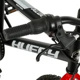 Huffy Algonquin 18-inch Boys’ Rigid 6-Speed Mountain Bike, Black, 4-8 years old