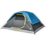 Ozark Trail - 4 Person Dome Tent, Fiberglass Poles Easy to Setup. Maximum Occupancy Is 4 Person Sleep., 4 Person Dome Tent