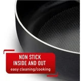 T-fal Essential 15PC Aluminum Cookware Set Black, 15-piece set