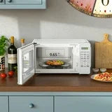 Mainstays 0.7 Cu ft Countertop Microwave Oven, 700 Watts， White, Child Safety Lock