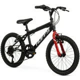 Huffy Algonquin 18-inch Boys’ Rigid 6-Speed Mountain Bike, Black, 4-8 years old