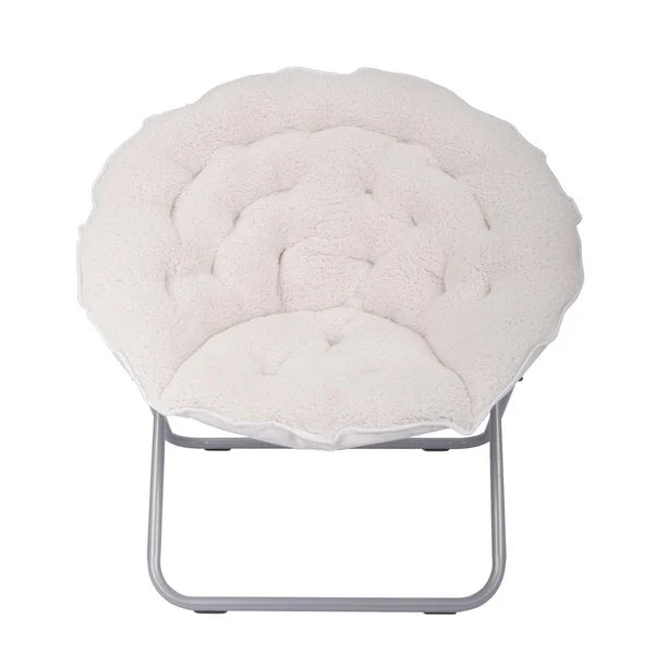 Mainstays Oversized Saucer chair, Collapsible for easy storage