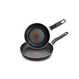 T-fal Essential 15PC Aluminum Cookware Set Black, 15-piece set