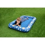 Ozark Trail 5 ft Kid’s Blue Flocked Outer Space Airbed for ages 3 years and up, For kids up to 110 lb