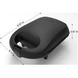 Mainstays Single Waffle Maker, Matte Black, MS-78CN, Condition: New, Non-Stick