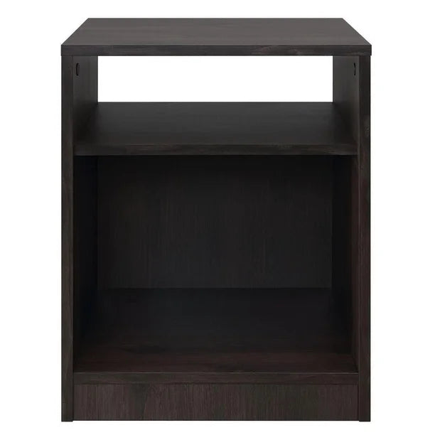 Mainstays Open Shelf Nightstand, White