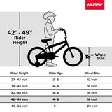 Huffy Algonquin 18-inch Boys’ Rigid 6-Speed Mountain Bike, Black, 4-8 years old