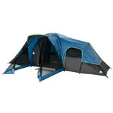 Ozark Trail 10 Person Dome Tent, Fiberglass Poles, Blue Color, Maximum Occupancy is 10 Person, 10 Person Family Dome Tent