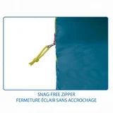 Ozark Trail 10C Sleeping Bag, 72"(L) x30" (W),Temp Rating +50℉/+10℃, Polyester Fabric, Blue, Sleeping Bag