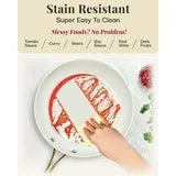 Gotham Steel Naturals Cream 15 Pc Heavy Duty Nonstick Ceramic Cookware Set With Cooking Utensils, Gotham Steel 15 pc Cream Cookware Set