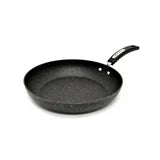 Starfrit The Rock 12" (30cm) Non-Stick Fry Pan - Durable Forged Aluminum - Oven Safe - PFOA Free - Easy to Clean - Black, Non-Stick Fry Pan