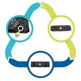 Ozark Trail Self-Inflating Camping Pad, Lightweight and Compact, Mat Cover is Polyester, Camping Pad